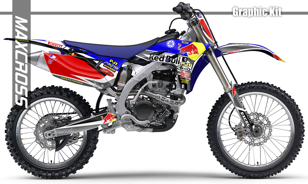 YAMAHA WR450F 2012-2015 YZ250F 2010-2013 ' REDBULL STYLE